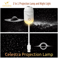 Celestra™ 2 in 1 Galaxy Projection Lamp