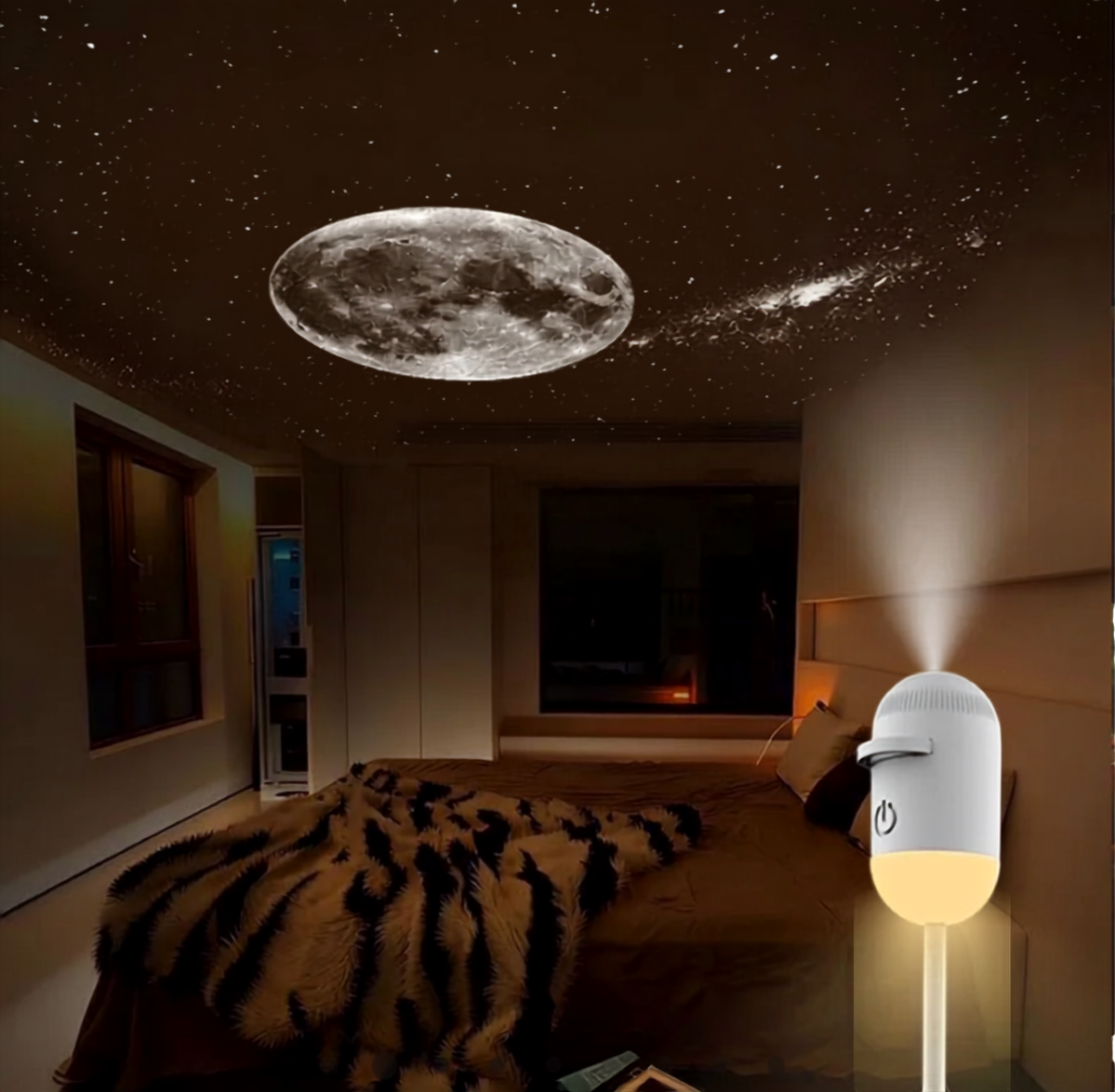 Celestra™ 2 in 1 Galaxy Projection Lamp